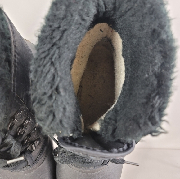 Sorel Vintage All Black Short Snow boots Size 10 - Picture 5 of 10